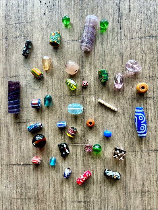 Accessories - Mixed Glass Bead Lot - Multicolor Assortment